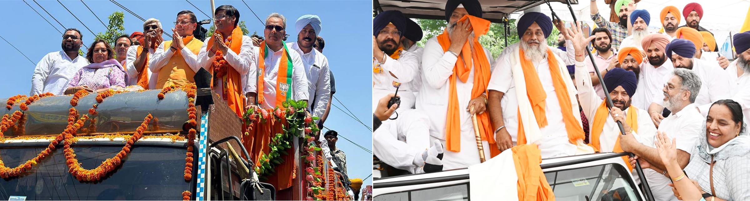 Nomination papers submitted by Dr. Subhash Sharma and Professor Chandumajra